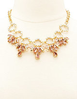 Thumbnail for your product : Charlotte Russe Fanned Rhinestone Ring Bib Necklace