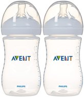 Thumbnail for your product : Avent Naturally Natural Bottle - Clear - 9 oz - 2 ct