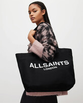 Thumbnail for your product : AllSaints Ali Canvas Tote Bag - Black/white