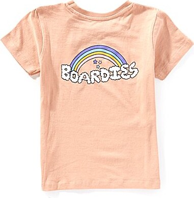 Boardies LittleBig Boys Short Sleeve Kid's Rainbows Unicorns T-Shirt