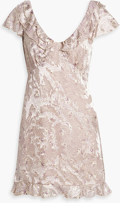 Anna Sui Purple Princess Audrey Dress - ShopStyle