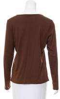 Thumbnail for your product : Magaschoni Silk Long Sleeve Top w/ Tags