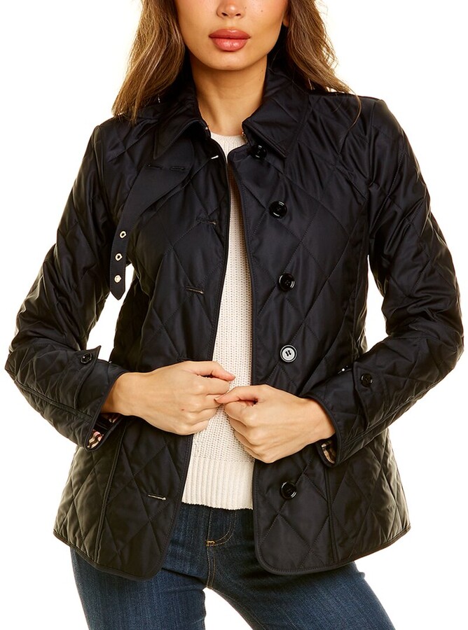 Burberry Diamond Quilted Jacket ShopStyle