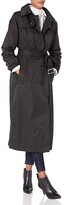 Thumbnail for your product : London Fog Women's Single Breasted Long Trench Coat with Epaulettes and Belt