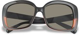 Marc Jacobs Black and Red Square Sunglasses