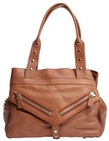 Thumbnail for your product : Botkier brown leather 'Trigger' front flap satchel bag
