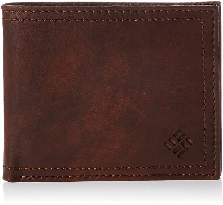 Columbia Men's Leather Extra Capacity Slimfold Wallet ShopStyle