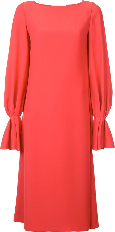 Carolina Herrera Long-Sleeved Loose Dress