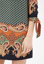 Thumbnail for your product : LOVE21 LOVE 21 Paisley Print Shift Dress