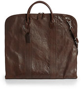 Thumbnail for your product : Buffed Leather & Cotton Garment Bag