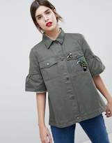 Thumbnail for your product : Esprit Utility Short Sleeved Jacket