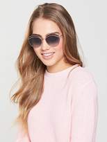 Thumbnail for your product : Marc Jacobs Round Twist Detail Sunglasses