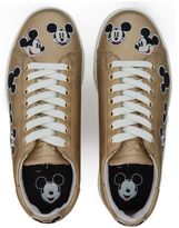 Thumbnail for your product : Moa Mickey Mouse Golden Leather Sneaker
