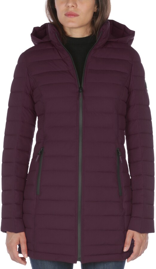 Nautica Hooded Stretch Packable Puffer Coat - ShopStyle