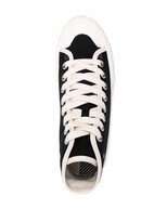 Thumbnail for your product : Paul Smith Logo-Embroidered High-Top Trainers
