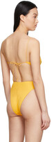 Thumbnail for your product : Oseree Yellow Eco Basic Bikini Top