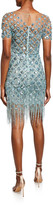 Thumbnail for your product : Pamella Roland Beaded Cocktail Dress