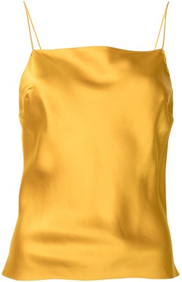 yellow silk camisole