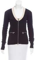 Thumbnail for your product : Marc by Marc Jacobs Long Sleeve Zip-Up Sweater