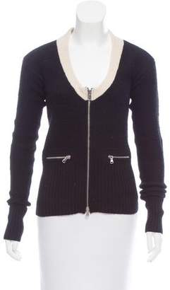 Marc by Marc Jacobs Long Sleeve Zip-Up Sweater