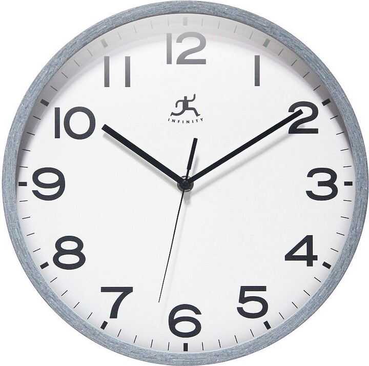 Infinity Instruments Denim Gray Wall Clock 12-Inch