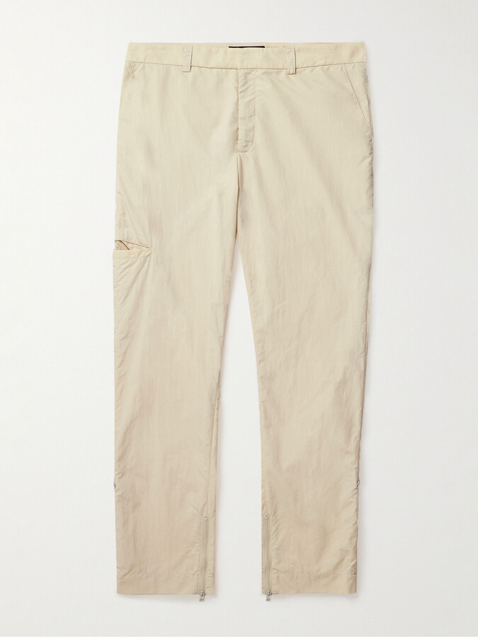 SAIF UD DEEN Serwal Slim-Fit Shell Cargo Trousers