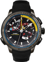 Thumbnail for your product : Timex Men's Chronograph Yacht Racer Black Silicone Strap Watch 47mm TW2P44300