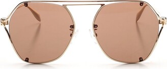Alexander McQueen Sunglasses Aviator Sunglasses