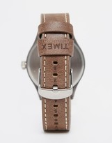 Thumbnail for your product : Timex Waterbury Leather Watch In Brown TW2P83800