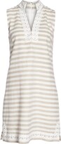 Thumbnail for your product : Eliza J Stripe Linen & Cotton Blend Sundress