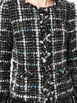Thumbnail for your product : Chanel Pre Owned Frayed Tweed Collarless Jacket
