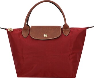Longchamp Le Pliage Large Nylon Tote in Red