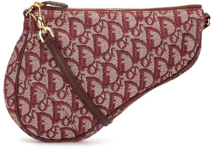 dior red saddle bag