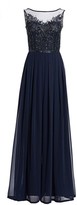 Thumbnail for your product : Theia Embellished Tulle & Chiffon Georgette Jumpsuit