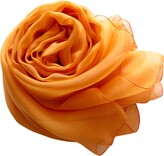 Thumbnail for your product : Forever Angel-Scarves Forever Angel Women's 100% Silk Chiffon Long Scarf Scarves Cream Vanilla Size 98.4" x 25.6" / 250cm x 65cm