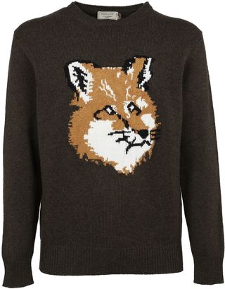 Kitsune Maison Fox Head Sweater