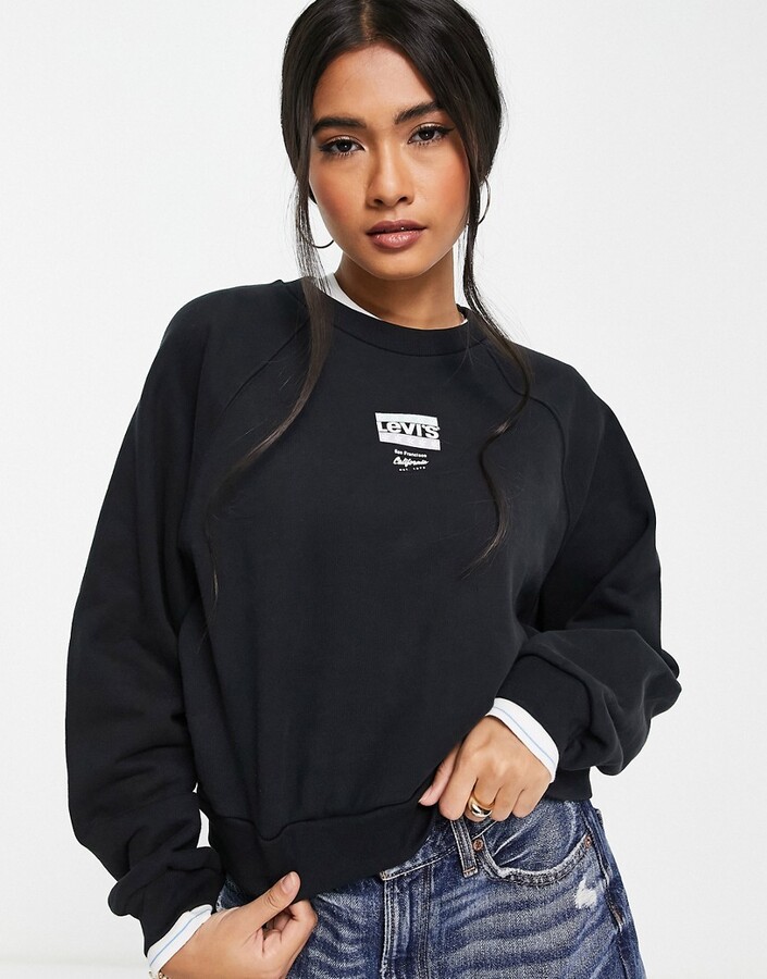 levis black hoodie womens