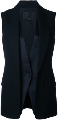 Alexander Wang layered waistcoat - women - Viscose/Wool - 4