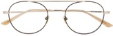 Thumbnail for your product : Calvin Klein Pilot-Frame Glasses