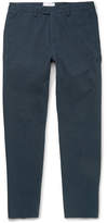 Thumbnail for your product : Ami Slim-Cut Cotton-Twill Chinos - Men - Blue