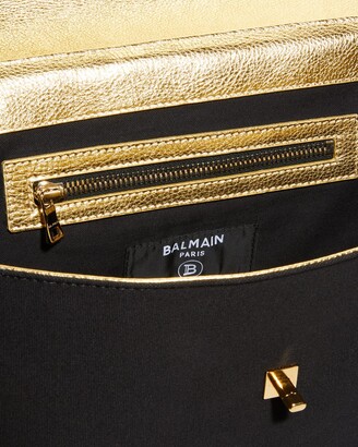 Balmain Metallic-Trim Logo Diaper Bag w/ Changing Mat