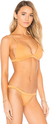 Milly Italian Solid Triangle Bikini Top