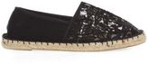Thumbnail for your product : New Look Black Lace Panel Espadrilles
