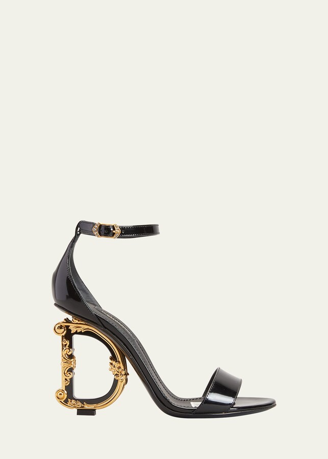 Dolce & Gabbana Patent Leather Women's Sandals | Shop the world's 