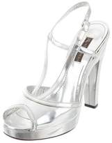 Thumbnail for your product : Burberry Metallic Platform Sandals