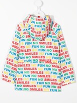 Thumbnail for your product : Stella McCartney Kids No Smiles No Fun parka jacket