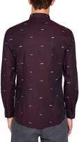 Thumbnail for your product : Ted Baker Men's Thecoop Transport Design Embroidered Shirt