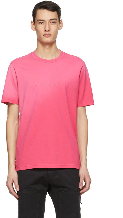 diesel t shirt pink