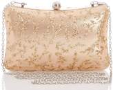 Thumbnail for your product : Quiz Gold Glitter Box Bag
