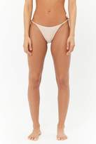Thumbnail for your product : Forever 21 Faux Gem-Embellished String Bikini Bottoms